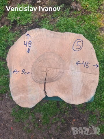 Шайби от Орех, снимка 3 - Декорация за дома - 53527515