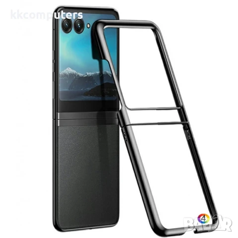 Motorola Razr 60 Electroplating Ultra Thin Transparent PC Калъф и Протектор, снимка 6 - Резервни части за телефони - 50443467