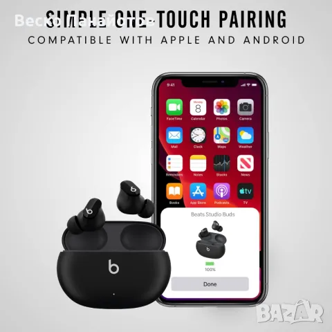 Beats Studio Buds - Истински безжични слушалки с шумопотискане - Съвместими с Apple и Android, снимка 9 - Bluetooth слушалки - 50037466