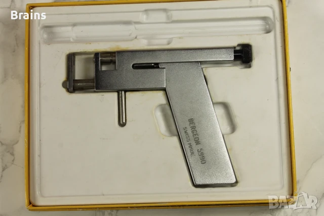 BERGEON 5990 SWISS Пистолет за поставяне на обици, снимка 2 - Обеци - 51020132