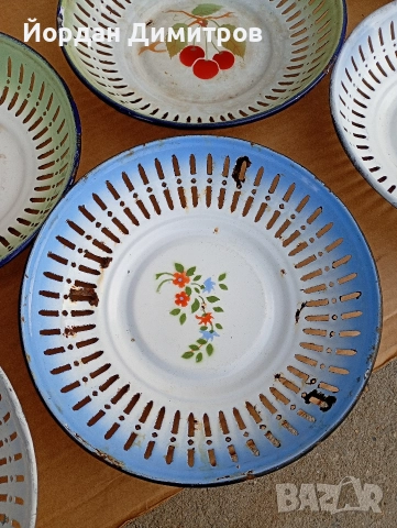 емайлирани панери, снимка 5 - Антикварни и старинни предмети - 52629701