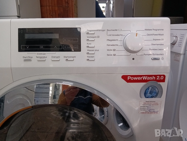 Пералня Миеле Miele W1 A+++ 8кг Made in Germany 2 години гаранция!, снимка 2 - Перални - 52844194