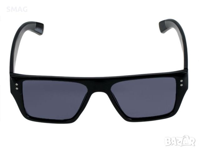 Мъжки слънчеви очила черени многоъгълна дебела рамка тъмни стъкла, снимка 2 - Слънчеви и диоптрични очила - 45974282