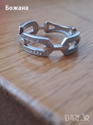 сребърен пръстен нов 925, снимка 3 - Пръстени - 46021821