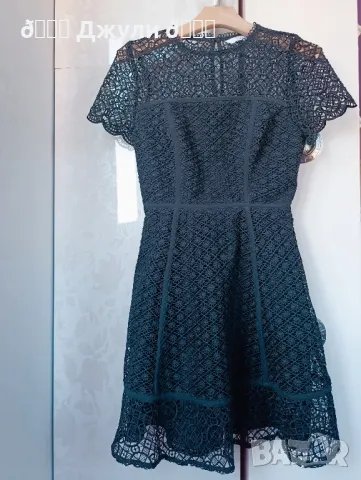 Рокля от едра дантела тип Self portrait, снимка 4 - Рокли - 50137320