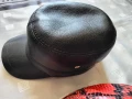 Мъжка кожена   шапка с козирка , снимка 14
