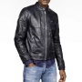 G-STAR Motac-O Biker Оригинално Кожено Мъжко Яке М, снимка 2