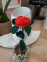 Плетени цветя- рози и лалета, снимка 1 - Изкуствени цветя - 45008729