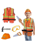 Детски костюм на строителен работник с каска