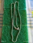 Сребърен гердан плетка тип ЗМИЯ майсторска ръчна изработка 54179, снимка 1