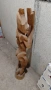 дървена фигура височина 1 метър. , снимка 3