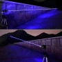 Мощен акумулаторен син лазер 5000mW пойнтер горящ палещ клечка кибрит пука балон батерии 16340, снимка 4