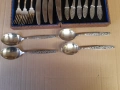 Стари посребрени прибори за хранене - СССР, снимка 7