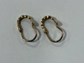Златни обеци детски 14к злато, снимка 1