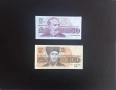 ⭐ България 50 и 100 лева 1992/1993 г. UNC ⭐ + подарък, снимка 1