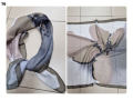 Красив дамски шал в различни принтове 70/70см, 100% памук , снимка 16