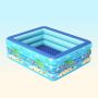 Удебелен детски надуваем басейн, различни размери / Вариант 1: Дължина – 150 см.; Ширина – 105 см.; , снимка 4