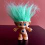 Играчка Кукла Трол Troll 7 см + коса, снимка 2