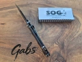 Сгъваем нож SOG Cash Card щипка за пари и карти EZ-4, снимка 9
