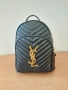 Луксозна Черна раница YSL-SG800, снимка 2