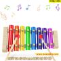 Детска музикална играчка, дървен ксилофон, 8 музикални ноти - КОД 3538, снимка 4