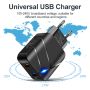 USB зарядно устройство TE-820, с 2 извода. QC2.0 и QC3.0, снимка 15