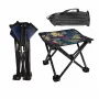 Преносима сгъваема табуретка за къмпинг, туризъм, риболов, плаж, снимка 4