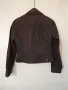 Ново дамско дънково яке тъмно кафяво S размер , снимка 2