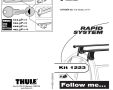 Багажник напречни греди THULE за CITROEN C5 с 4 врати без фабрични рейлинги, снимка 8