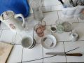 Стари термоси, чашки, чинийки и вази, снимка 2