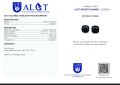 Сини сапфири,3,59 ct. ALGT сертификат , снимка 6