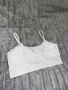 Памучно бяло бюстие спортно , снимка 2