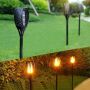 Соларни лампи за градина 8 броя ФАКЛИ, снимка 2
