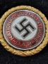 WW2-Немски златен партиен знак за заслуги 1933-45год., снимка 2