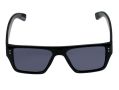 Мъжки слънчеви очила черени многоъгълна дебела рамка тъмни стъкла, снимка 2