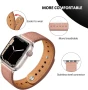 НОВA! Кожена каишка за Apple Watch (38–49 мм), снимка 4