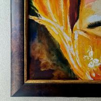 💯 Уникална ръчно рисувана картина върху коприна, снимка 3 - Декорация за дома - 44688552