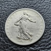 Стара сребърна монета 1 франк 1916 г. Франция- перфектна!, снимка 4 - Нумизматика и бонистика - 45493972