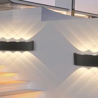 LED стенна алуминиева лампа, снимка 6 - Лампи за стена - 45423271