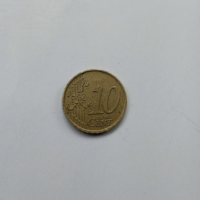 Монета 10 евро цента от 2001.г., снимка 2 - Нумизматика и бонистика - 44968681