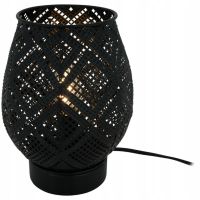 Нова метална лампа в черно, винтидж стил , снимка 4 - Настолни лампи - 45332586