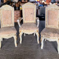 Италиански барокови кресла/За претапициране, снимка 6 - Дивани и мека мебел - 45567477