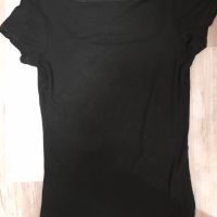 Черна тениска с красива пеперуда, снимка 3 - Тениски - 45255758