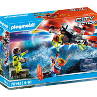 Playmobil - Спасяване на водолаз с дрон, снимка 1 - Конструктори - 44985653