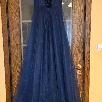 Бална рокля в тъмно син цвят , снимка 6 - Сватбени рокли - 45255953
