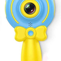 Micoke Цифров селфи детски фотоапарат/видеокамера/Видеорегистратор с дръжка 12MP/1080P/2” екран, снимка 2 - Фотоапарати - 45008443