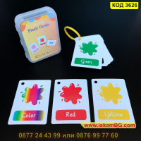 Монтесори образователна играчка по Английски език Флаш Карти - КОД 3626, снимка 17 - Образователни игри - 45057221