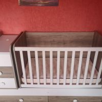Бебешка легло-люлка,кошара+скрин+PIERRE CARDIN БЕБЕШКИ МАТРАК MAGNIFLE, снимка 3 - Бебешки легла и матраци - 45795032
