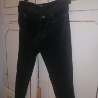 Нови Мъжки Черни Джинси L, снимка 1 - Панталони - 45542673