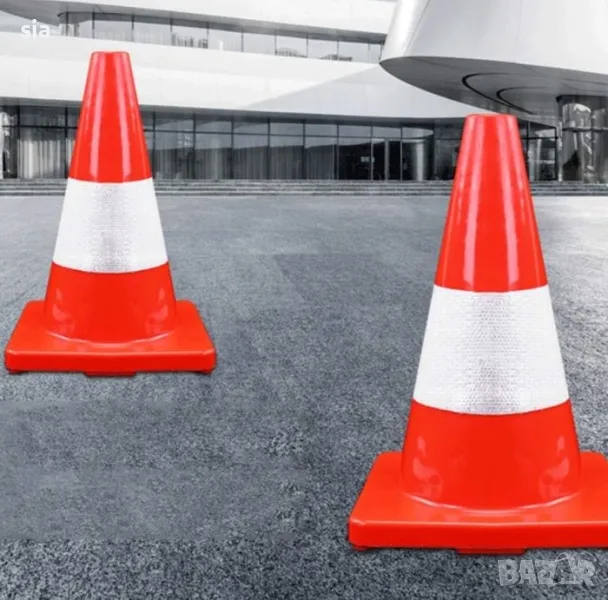 Конус, Светлоотразителен , 28 см., снимка 1